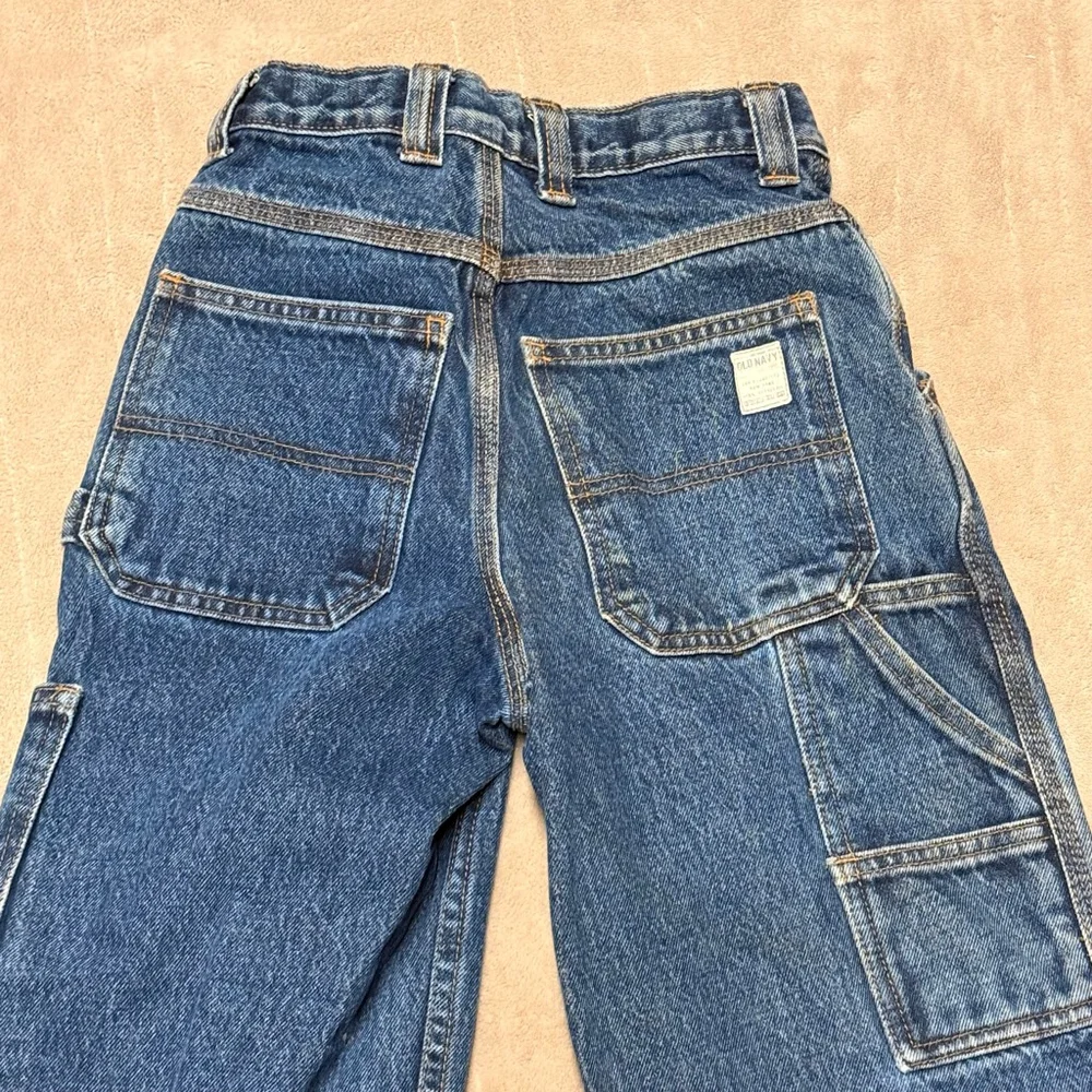 Boys Vintage Old Navy Painter's Jeans Size 8 Blue